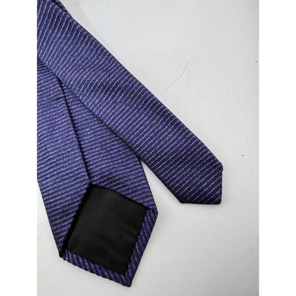 VTG ASSORTED LOT OF 3 -Blue Silk Ties Made in Italy - Jungle, Solid & Textured - Picture 6 of 11